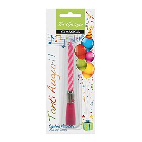 Candela Musicale 12.5 Cm Rosa - Foto 1