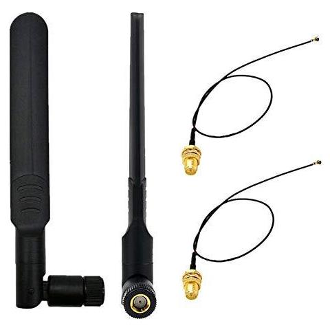 2impostare 8dbi 2.4ghz 5 Ghz Dual Band Wireless Network Wifi Rp-sma Maschio Antenna 20 Centimetri Ipex A Femmina Rp-sma Cavo Pigtail Per Ngff Wireless Card M. 2 (ngff) 3g Carta 4g - Foto 1