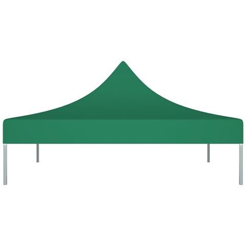 Tetto Per Tendone Per Feste 2x2 M Verde 270 G / m? - Foto 5
