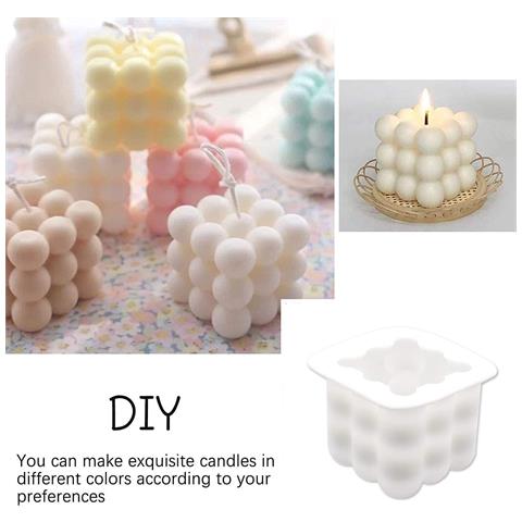 Stampo In Silicone / Stampo Per Candele Bubbles 7,5 X 7,5 Cm - Foto 10