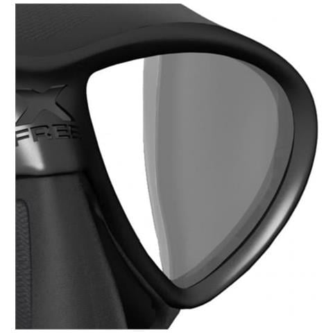 Maschera X-free Apnea Trasparente Nero - Foto 2