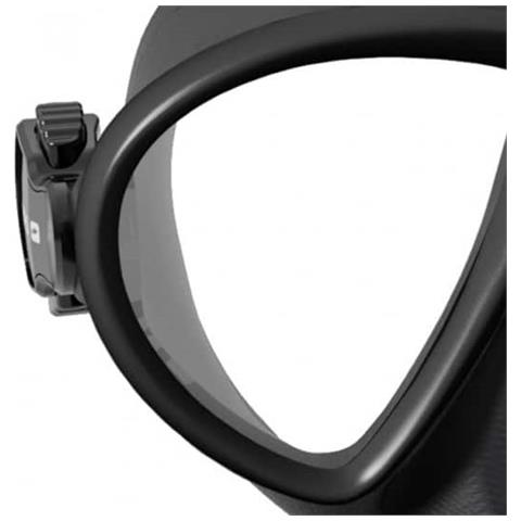 Maschera X-free Apnea Trasparente Nero - Foto 3