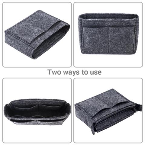 Inserto Per Borsa A Mano, Taglia Xl - Grigio - Foto 2