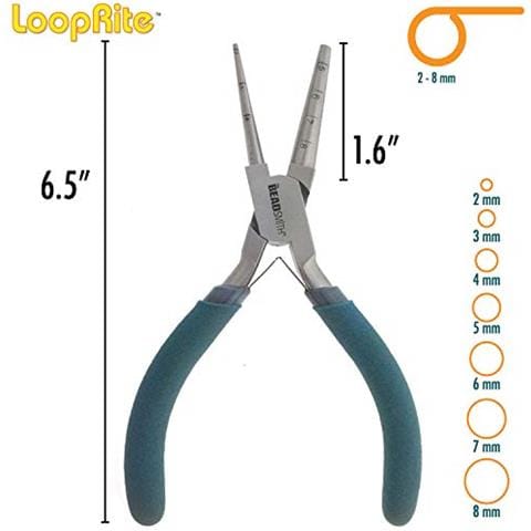 La Pinza Per Rito Loop Di Beadsmith, Anelli Da 2-8 Mm, Crea Forme Rotonde, Strumento Per Creare Gioielli E Creare Pezzi Di Filo Metallico Per Accessori, Opere D'arte E Decorazioni Per La Casa - Foto 2
