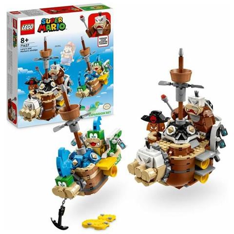 Playset Lego 71427 Super Mario: Larry's And Morton's Airships 1062 Pezzi - Foto 1