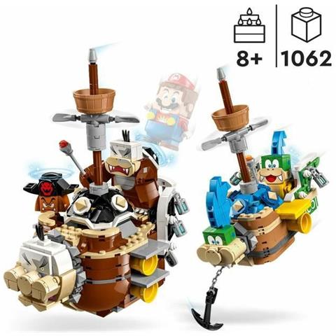 Playset Lego 71427 Super Mario: Larry's And Morton's Airships 1062 Pezzi - Foto 6