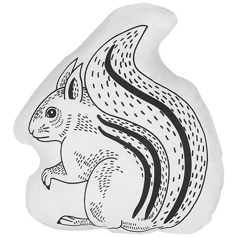 Set Di 2 Cuscini Kolkata Cotone 42 X 48 Cm Bianco Scoiattolo - Foto 6