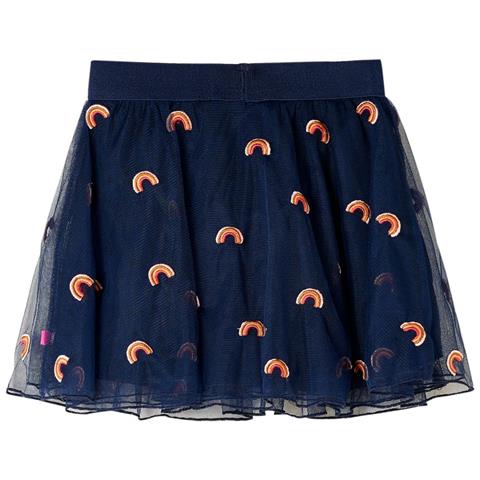 Gonna Da Bambina Con Tulle Blu Marino 92 - Foto 2