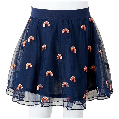 Gonna Da Bambina Con Tulle Blu Marino 92 - Foto 8