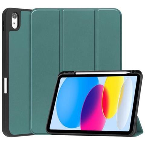 Tabx-ip10-cover25 Custodia Per Tablet 27,7 Cm (10.9"") Custodia Flip A Libro Verde - Foto 1