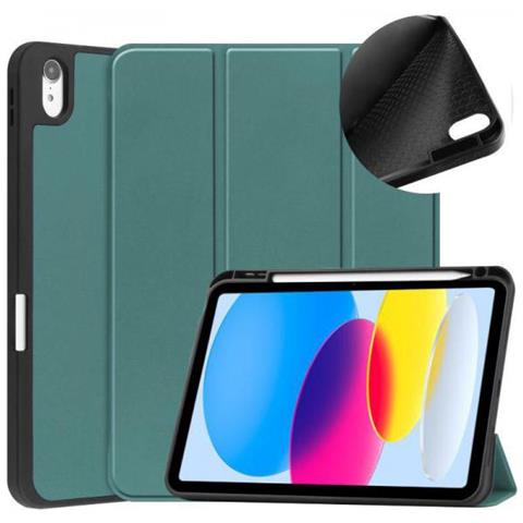 Tabx-ip10-cover25 Custodia Per Tablet 27,7 Cm (10.9"") Custodia Flip A Libro Verde - Foto 3