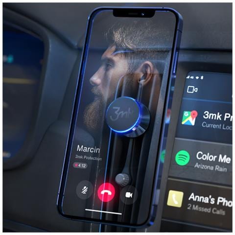 Supporto Auto Per Smartphone Magnetico Compatto Ad Alte Prestazioni, Nero - Foto 5