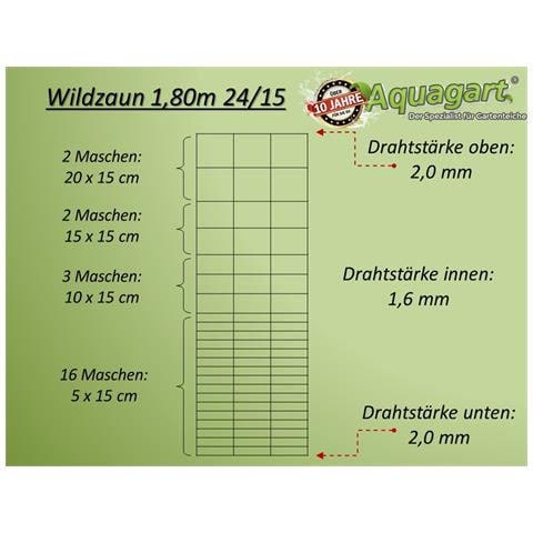 450 M, Rete Di Protezione Da Animali Selvatici, Rete Per Zona Boschiva, Rete Pastorale, Rete Metallica 180/24/15 - Foto 2