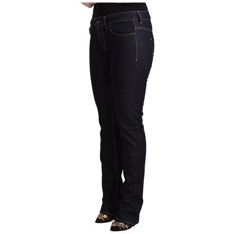 Jeans Skinny Denim Skinny Vita Bassa Elasticizzati Cotone Nero - W28 - Foto 2