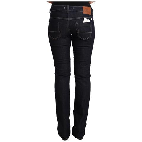 Jeans Skinny Denim Skinny Vita Bassa Elasticizzati Cotone Nero - W28 - Foto 3