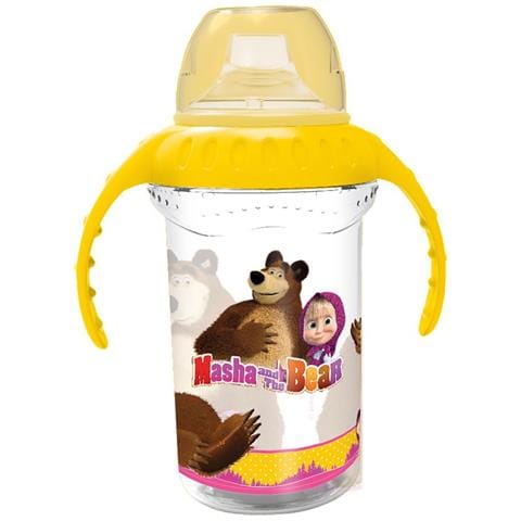 Bicchiere Plastica Da Viaggio Bambini Masha & Orso Da 330 Ml - Foto 1