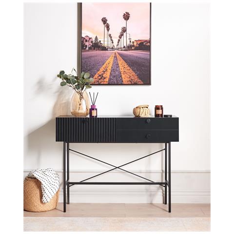 Tavolino Consolle Coventry Nero - Foto 1