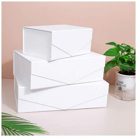 Scatola Regalo Grande A Forma Di V White M - Foto 1