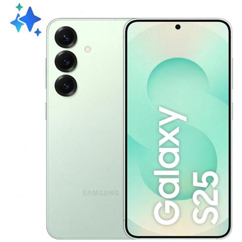 Galaxy S25 5G AI 256GB 12GB Ram Display 6.2'' FHD+ Dynamic AMOLED 2X Fotocamera 50MP Dual SIM NanoSIM + eSIM Snapdragon 8 Elite Android 15 4000 mAh Mint Tim - Foto 1