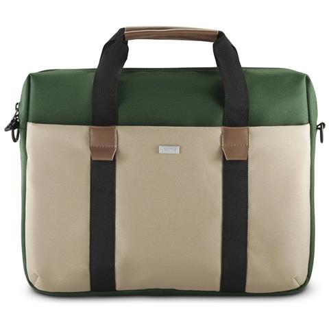 Silvan 35,8 cm (14.1") Borsa con caricamento dall'alto Beige, Verde - Foto 1