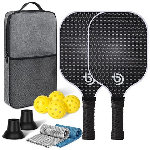 Set Da Pickleball - Racchette, Palline E Borsa In Fibra Di Vetro 14#modello - Foto 1