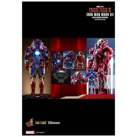 Figurina Ds004d51 - Marvel Comics - Iron Man 3 - Iron Man Mark 4 Open Armor Versione - Foto 5