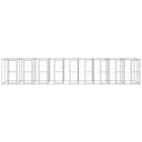 Lusso Casadino -  Gabbia Per Cani Da Esterno In Acciaio Zincato 21,78m² - Foto 1