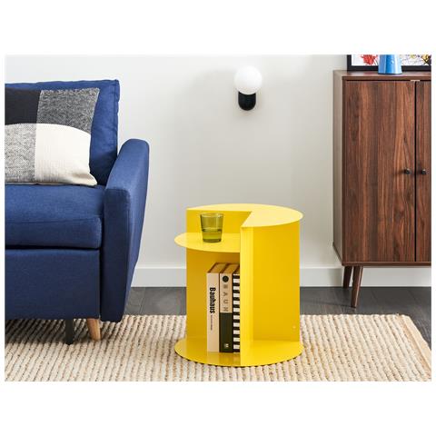 Tavolino Taggart Metallo Giallo - Foto 1