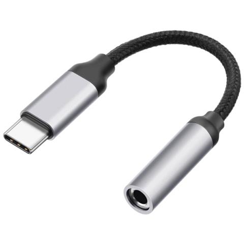 Adattatore Audio Da Usb-c A Jack Intrecciato Da 3,5 Mm Bolaris Ad Alta Resistenza - Foto 1