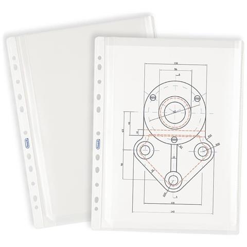 400148443 busta A4 (210 x 297 mm) Trasparente 10 pz - Foto 1