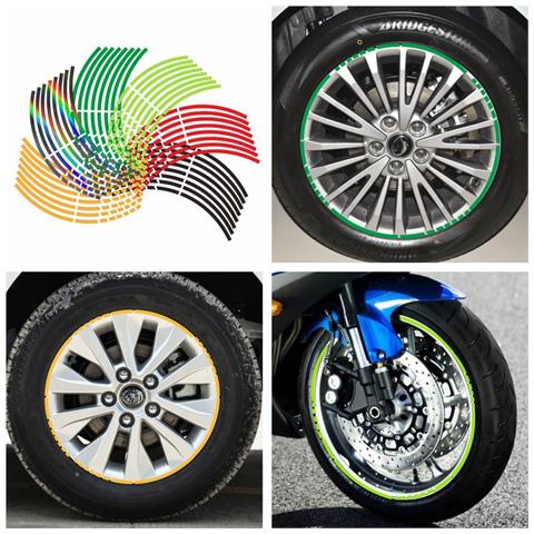 Adesivi Decorativi Personalizzati Per Pneumatici Auto E Moto Red - Foto 4