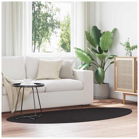 Tappeto HUARTE Nero 100 x 200 cm Poliestere - Foto 2