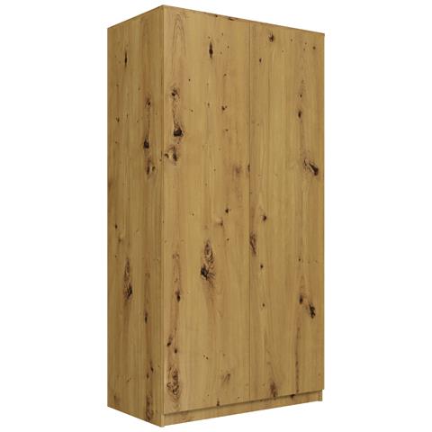 Topeshop SD-90 ART KPL, Quercia, Guardaroba, 7 ripiani, 2 porta/porte, Quercia - Foto 2