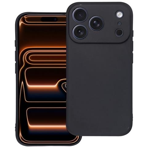 Custodia Tpu Silicone Cover Case Per Apple Iphone 17 Pro Max Black - Foto 1