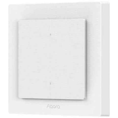 Interruttore Intelligente Per Luci H2 Eu A 2 Pulsanti Illuminazione, Bianco - Foto 1