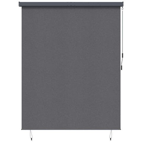 Tenda a Rullo Esterna Striped Antracite 200 x 250 cm Tessuto - Foto 1