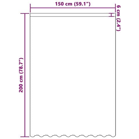 Tende con tende Bianco 500x100cm Poliestere - Foto 8