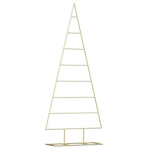 Albero di Natale in metallo con supporto Oro 150 cm - Foto 1