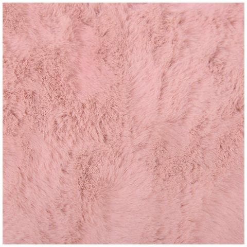 Tappeto in Pelliccia Sintetica di Coniglio Olite Rosa - Foto 9
