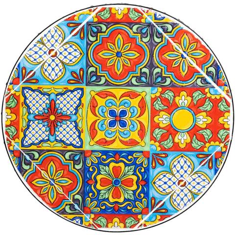Set Di 2 Supporti In Mosaico Nero E Metallo - Foto 8