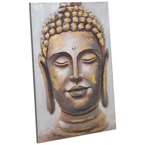 Quadro Dipinto A Mano Con Rilievo Oro 80x120x3h - Foto 1