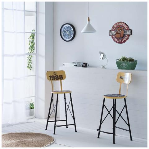 Piastra Da Parete In Metallo Rosso 45x38x0,06h - Foto 2