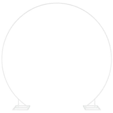 Arco Nuziale Bianco 220 x 45 x 200 cm Acciaio - Foto 1