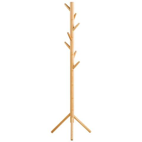 Appendiabiti Wanaka In Bambù Naturale A Forma Di Albero 50x163 Cm - Foto 1