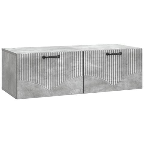 Mobile Porta TV da Muro Grigio Cemento 98 x 41 x 30 cm - Foto 1
