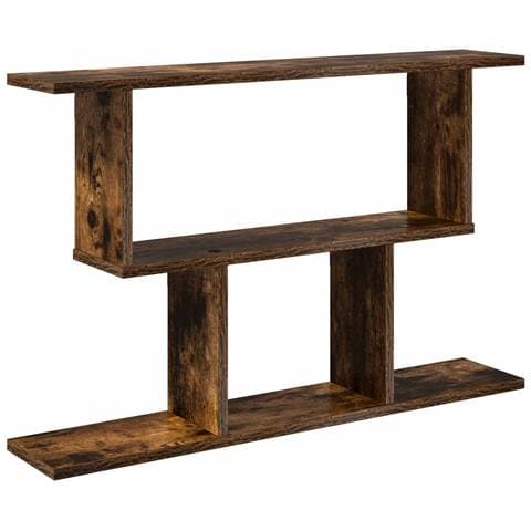 Scaffale da parete Rovere Fumo 80 x 15 x 50,5 cm - Foto 1