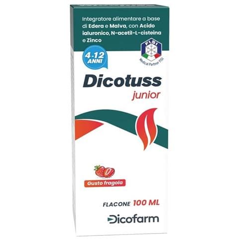 Dicotuss Junior Gusto Fragola 100 ml - Foto 1
