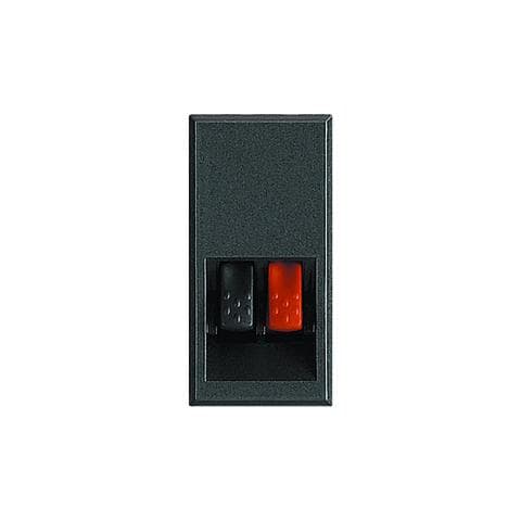 Connettore Axolute Per Altoparlanti Home Cinema Antracite Antracite - Foto 1