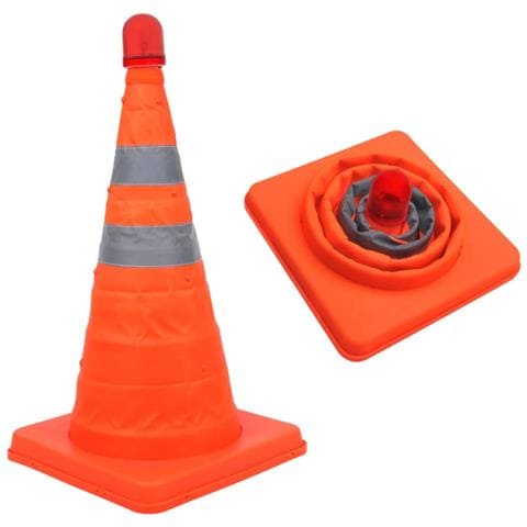Cono Di Sicurezza Pieghevole Con Led 540319 - Foto 1