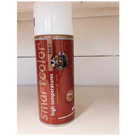 Vernice Spray Alte Temperature Nero Opaco 400ml Bomboletta Smalto V400temp1 - Foto 1